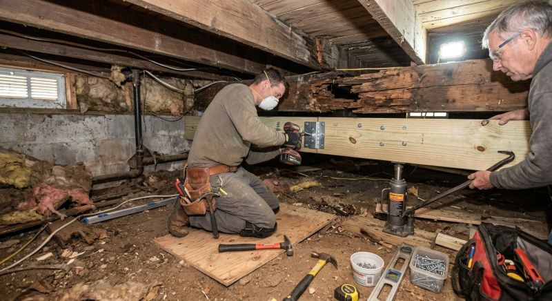 Floor Joist Repair in Kansas City, KS
