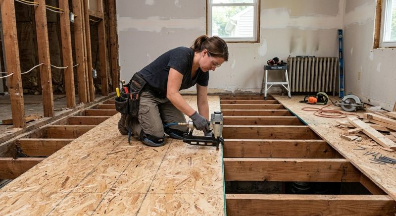 Subfloor Replacement in Wilmington, NC